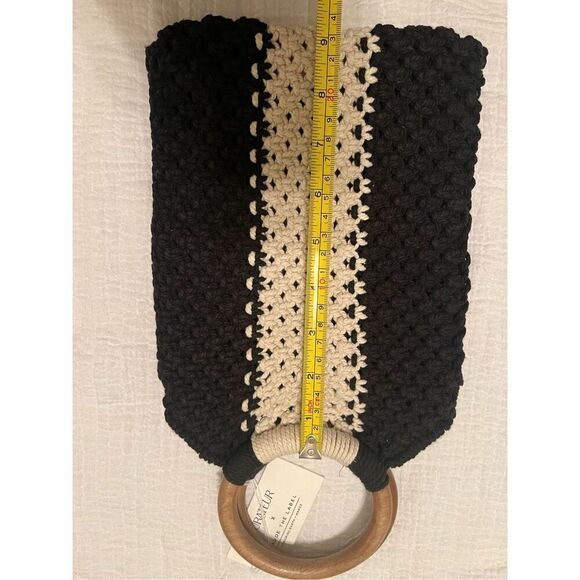 Rachel Zoe X LAUDE THE LABLE Gabby Mini Macrame Bag NEW NWT - Picture 9 of 10